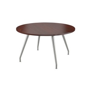 BRT013 1200mm round conference table with curved steel legs