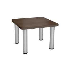 CTB003 1200mm rectangular coffee table with silver pole legs