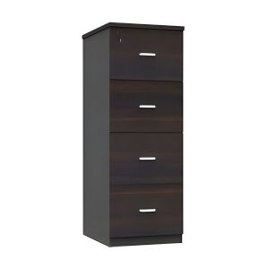 M404 4 drawer filing cabinet office storage unit with lockable drawers