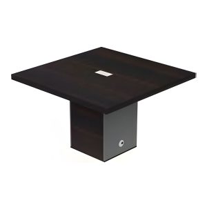 M504 modular square conference table 1200mm with cable port designed for expandable meeting room layouts