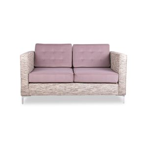 St Helena double sofa with AT-05 legs, modern upholstered 2 seater W1500 x D800 x H860