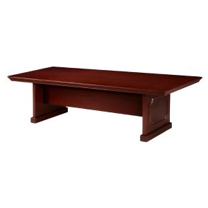 VA005 6–8 seater boardroom table with large rectangular wooden meeting surface