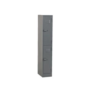 FL502 factory locker two door steel locker with hasp and staple locking system